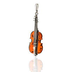 Very Small Violin Pendant
